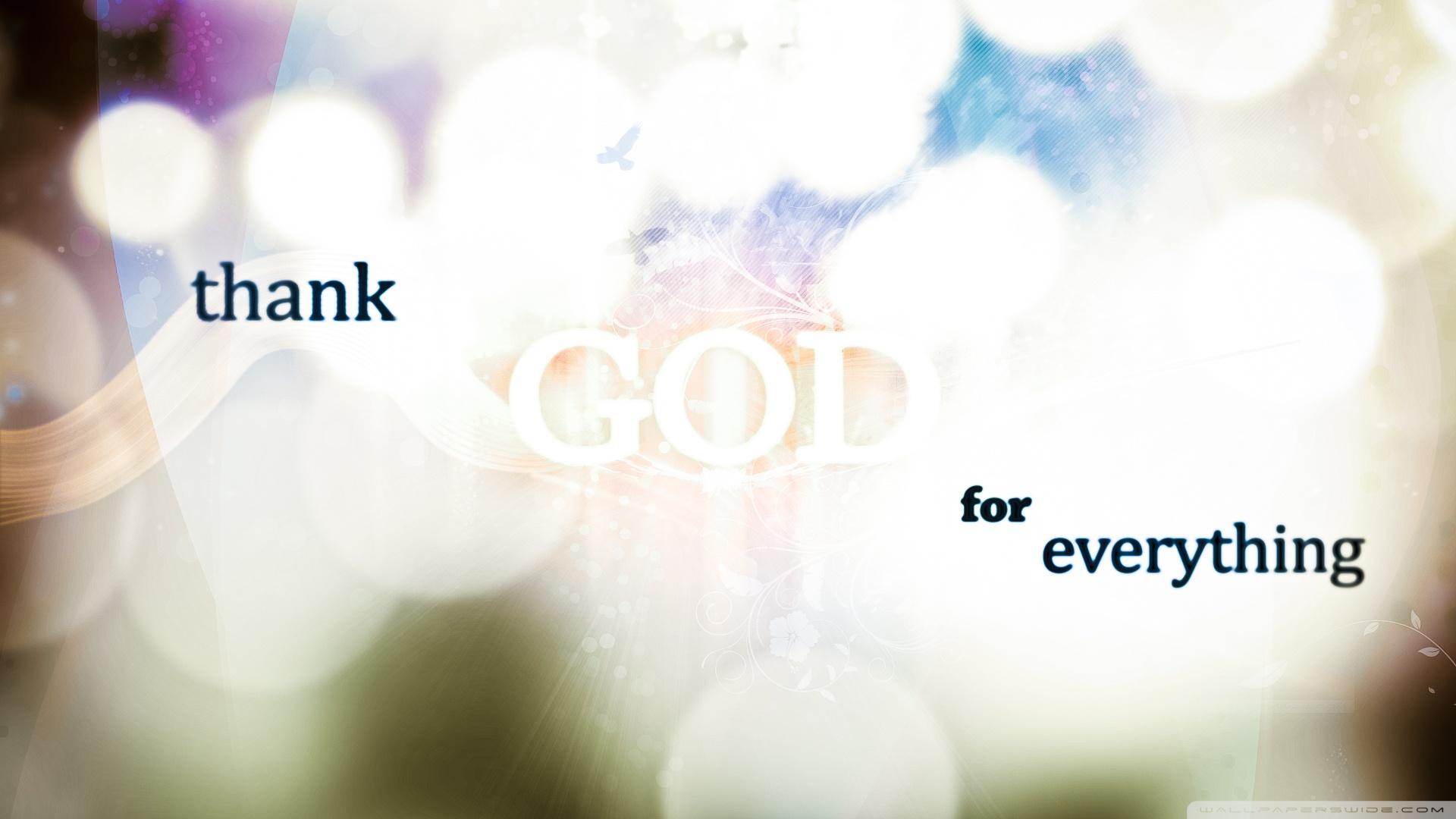 1920x1080 Thanks God Wallpaper HD