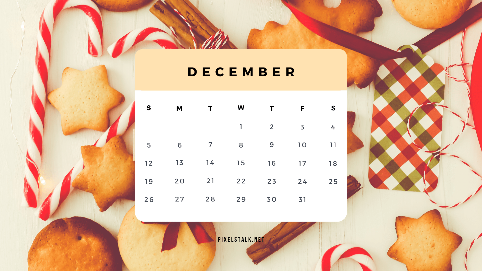 1920x1080 December 2021 Calendar Wallpaper (Desktop and Mobile version)
