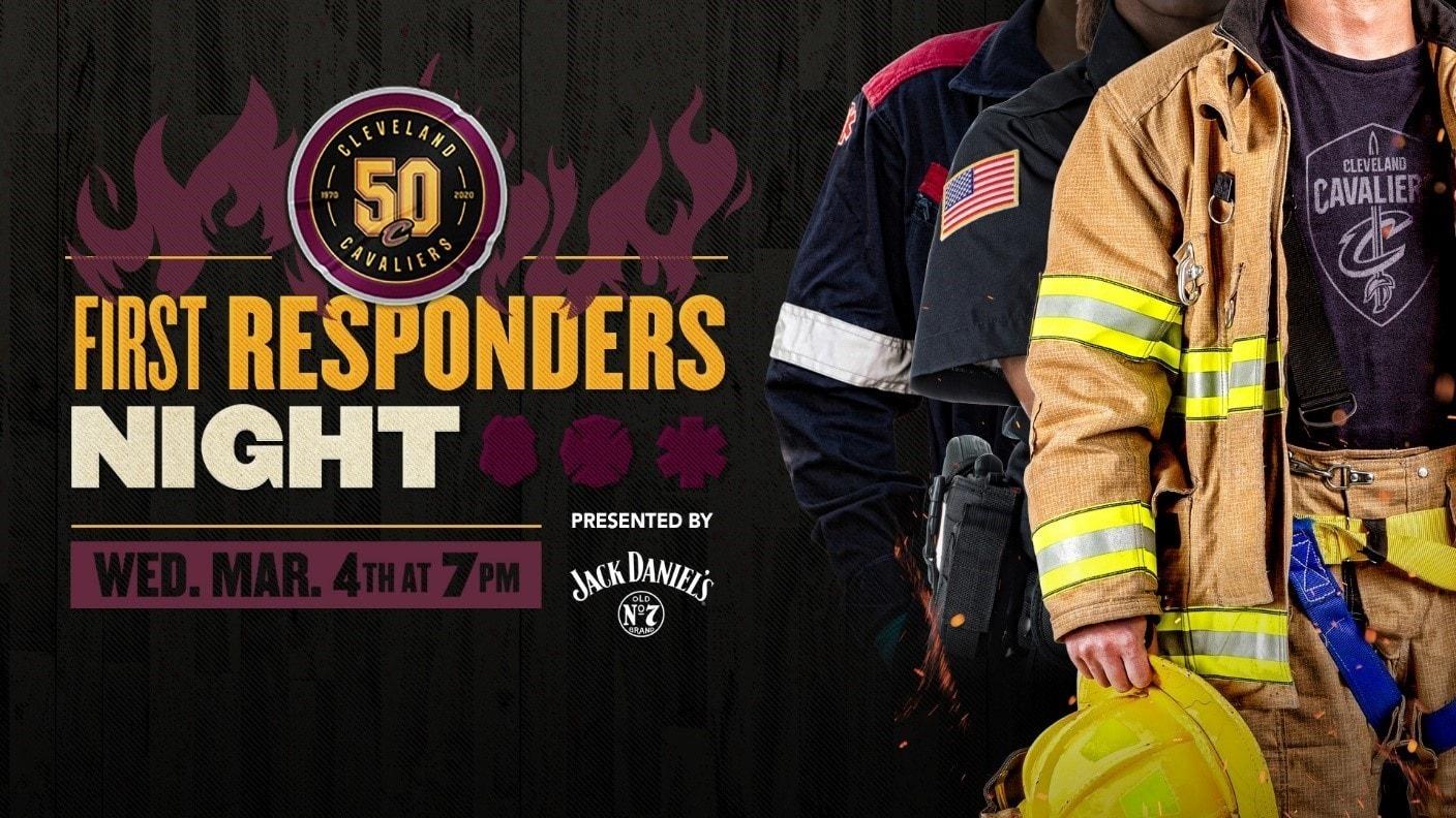1408x792 Cavs Host First Responder's Night presented by Jack Daniel's at Rocket Mortgage FieldHouse