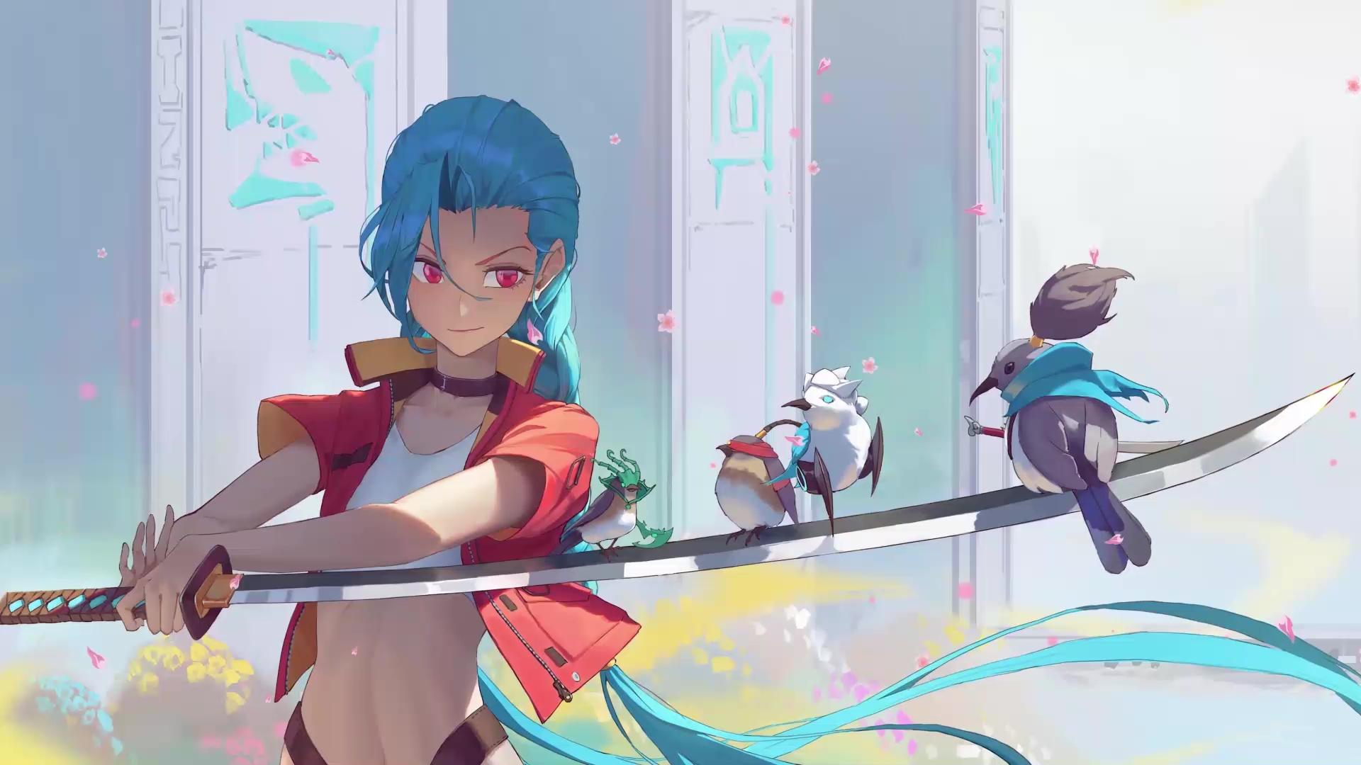 1920x1080 Anime Jinx League Of Legends Live Wallpaper
