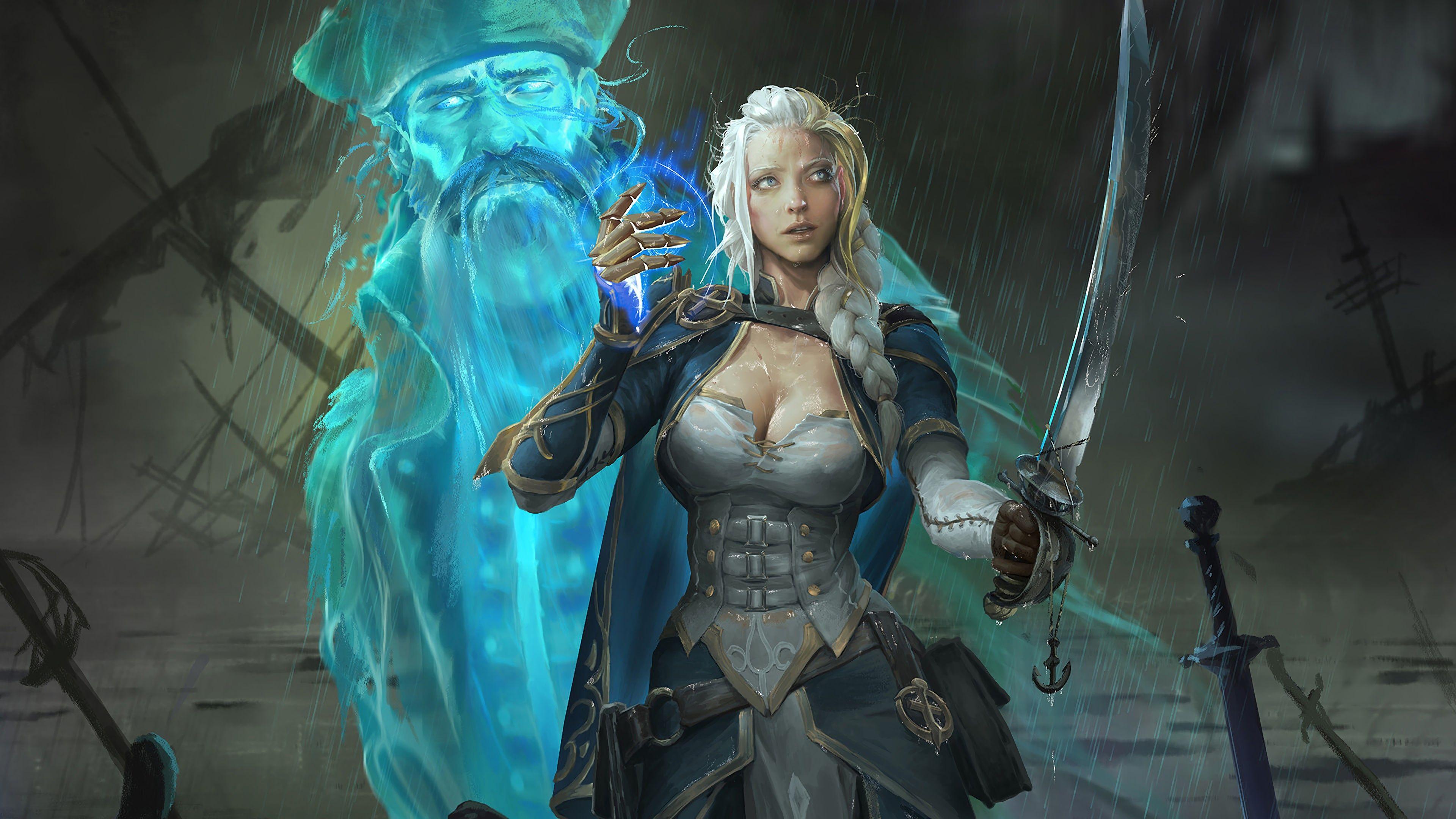 3840x2160 Jaina Proudmoore World of Warcraft 4K. World of warcraft, Warcraft art, Jaina proudmoore