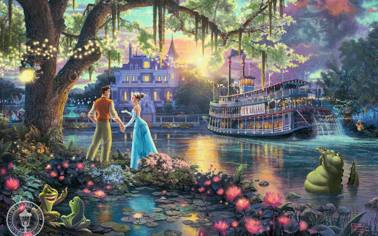 1280x800 Thomas Kinkade Disney Wallpaper
