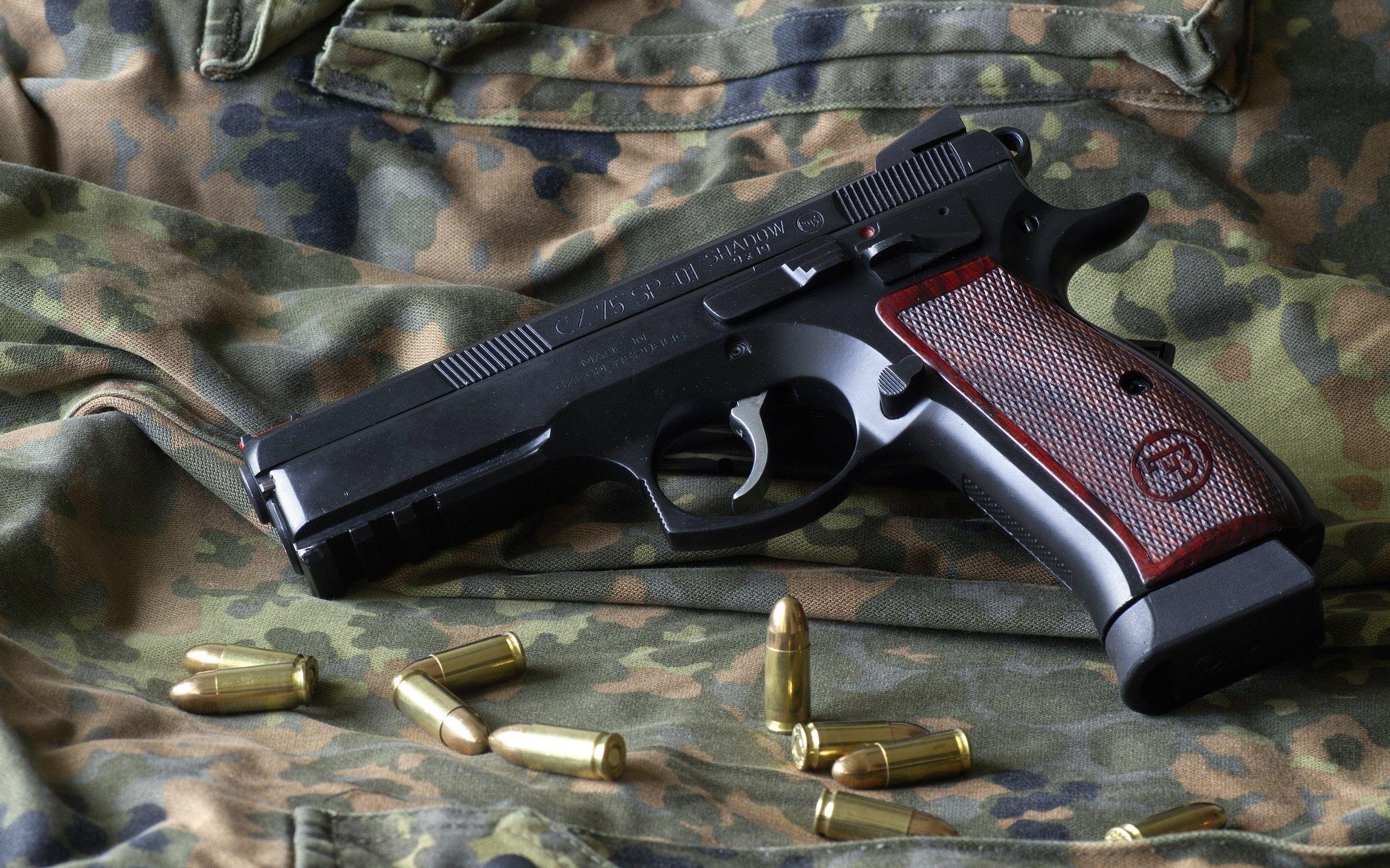 2560x1600 Cz 75 Sp01 Shadow Target Pistol HD Wallpaper and Background Image