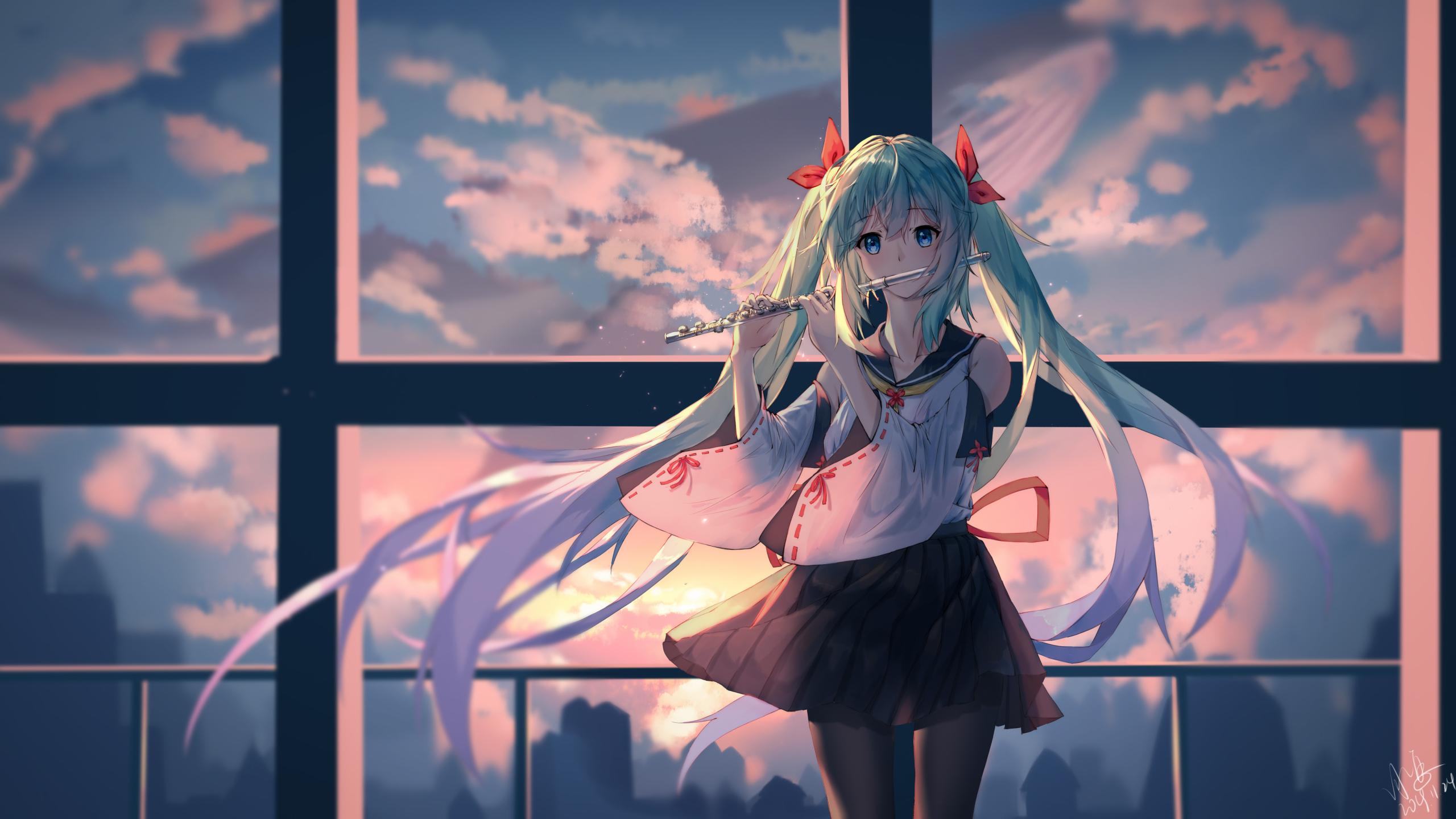2560x1440 Vocaloid. Desktop wallpaper. 2560x1440