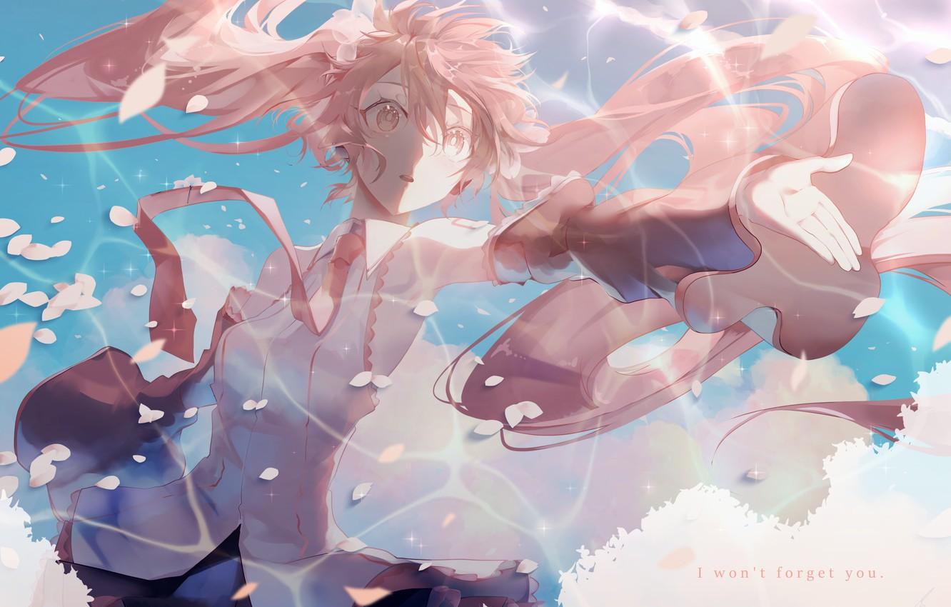 1332x850 Wallpaper hatsune miku, Vocaloid, sakura, mike image for desktop, section арт