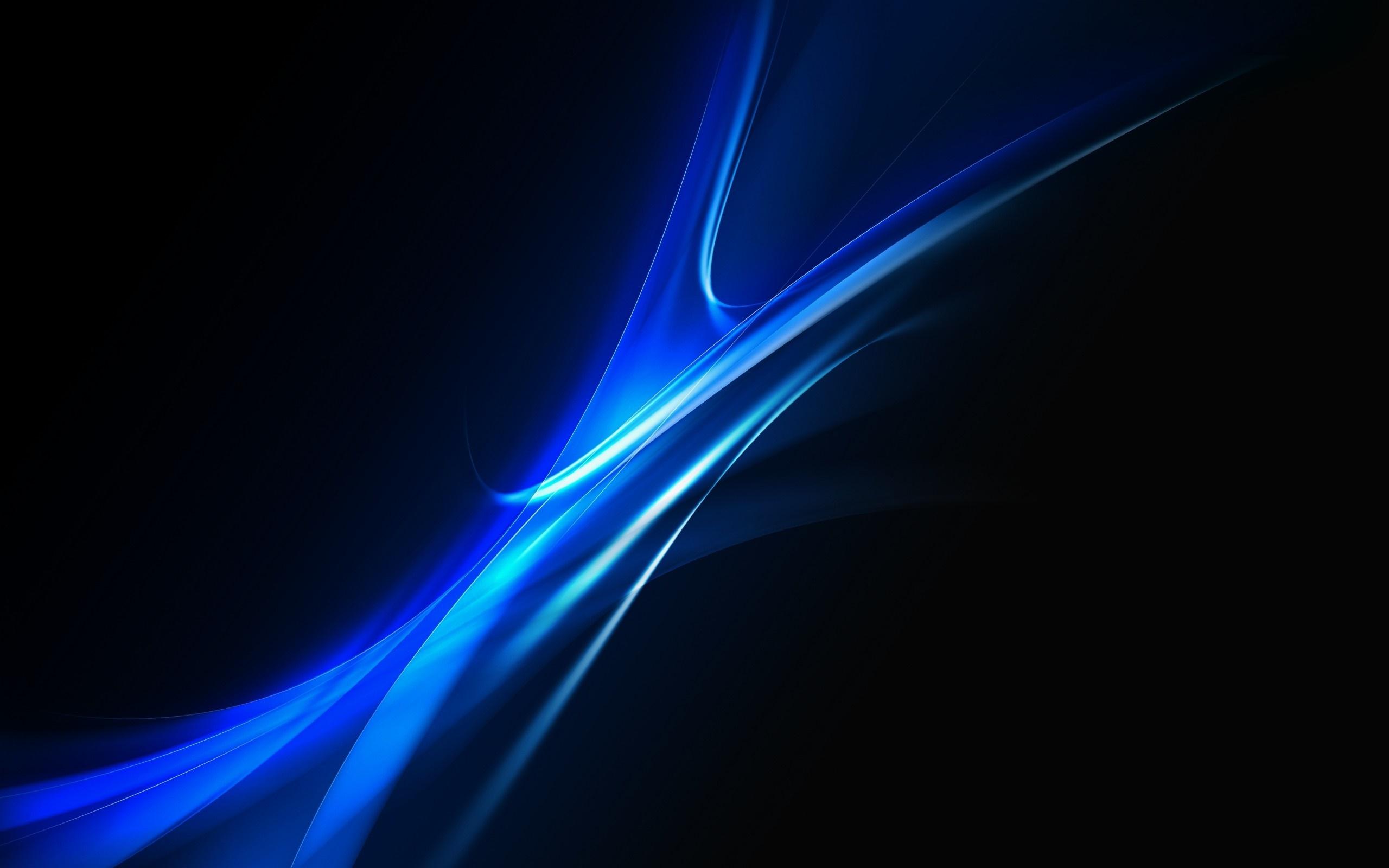 2560x1600 sunlight, digital art, black background, render, blue, circle, lens flare, laser, light, color, wave, shape, line, wing, screenshot, computer wallpaper, macro photography HD Wallpaper
