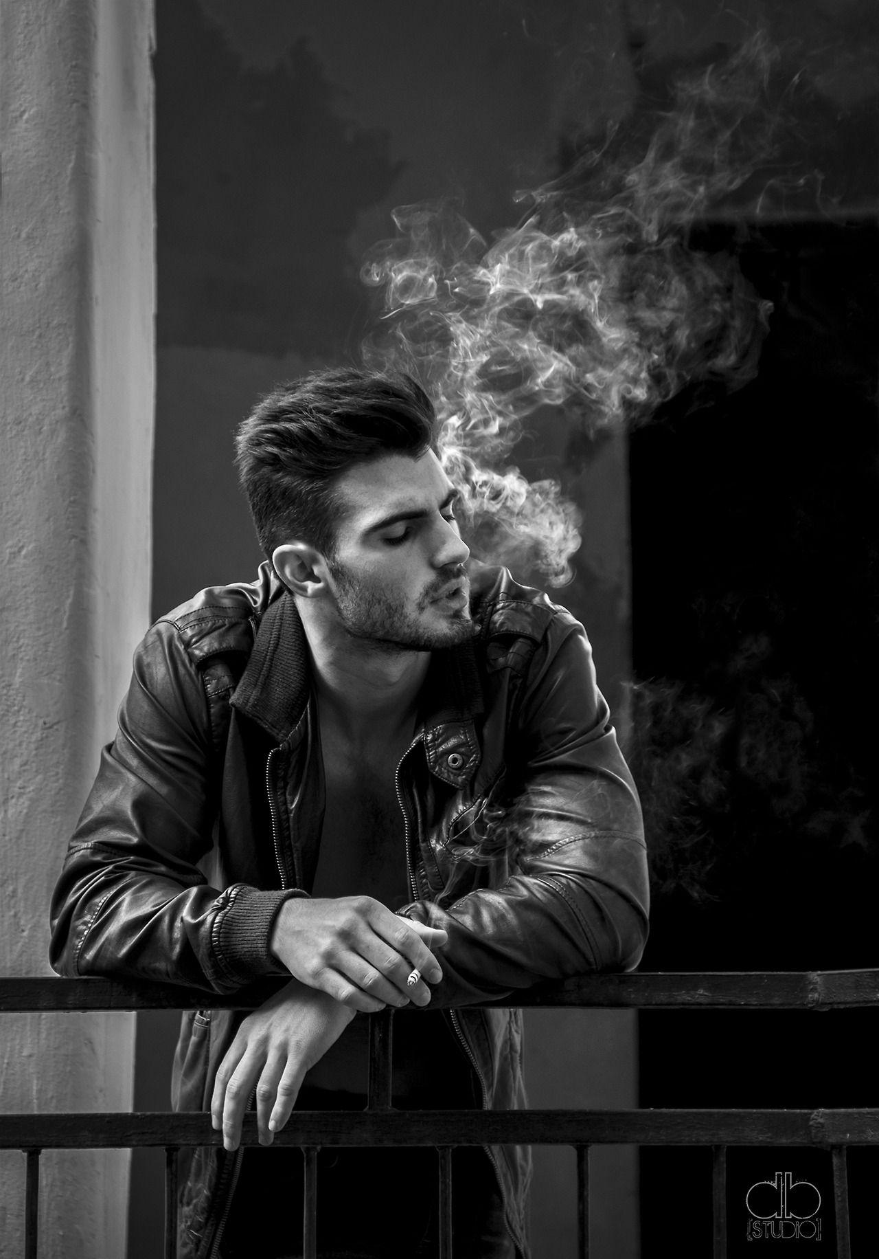 1280x1832 Smoking man image. Smoking Man Stock Image Royalty Free Photo