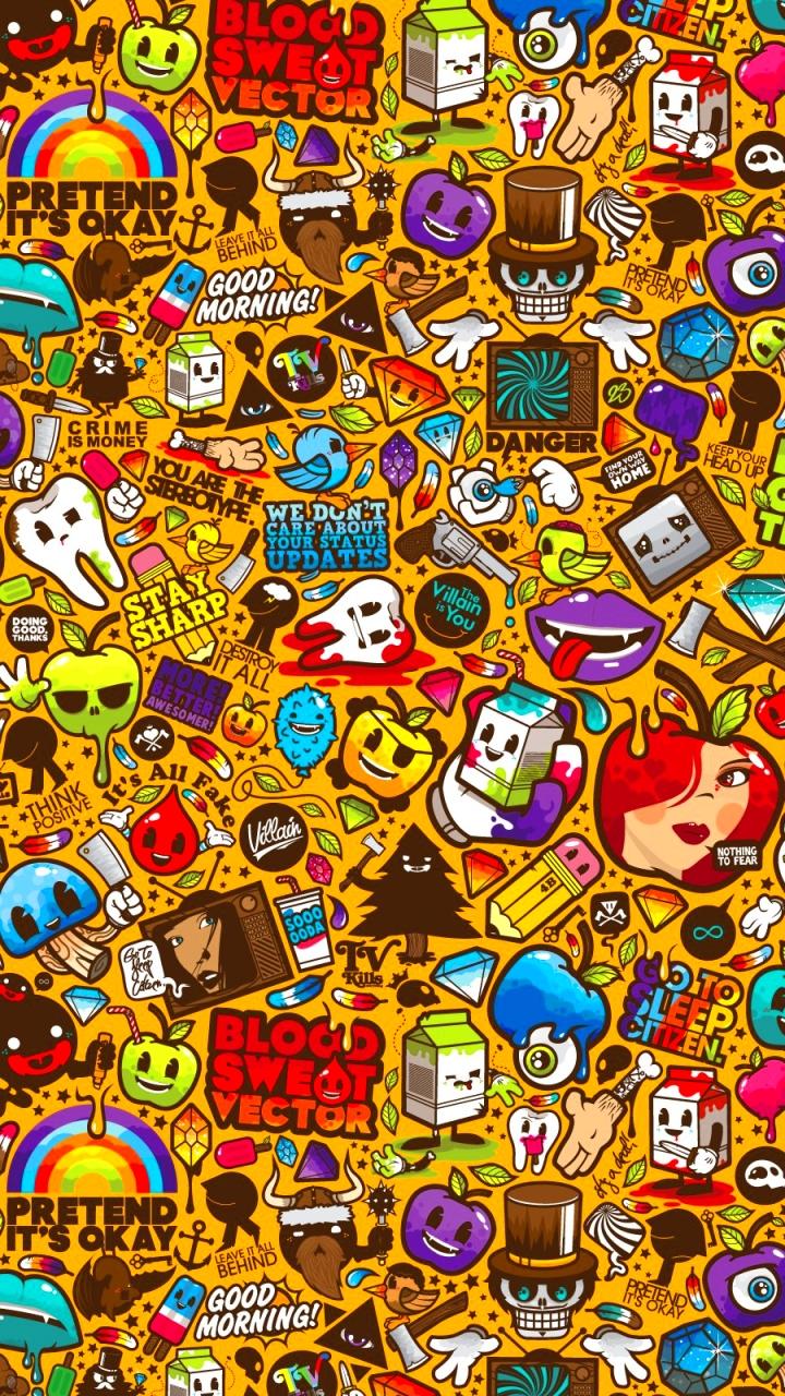 720x1280 Artistic Pop Art