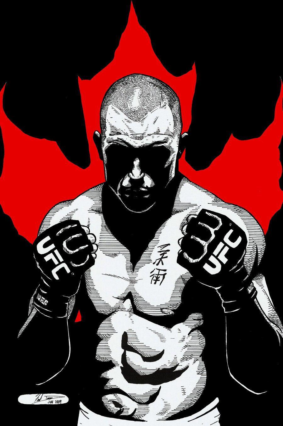 900x1355 George Saint Pierre Wallpaper