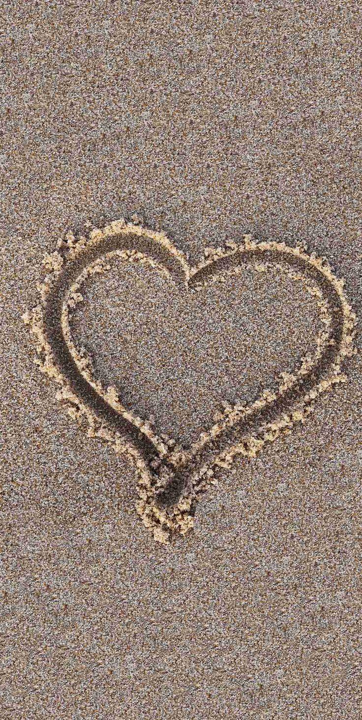 736x1464 Sea Side Wedding. Heart drawing, Heart engagement, Heart wallpaper