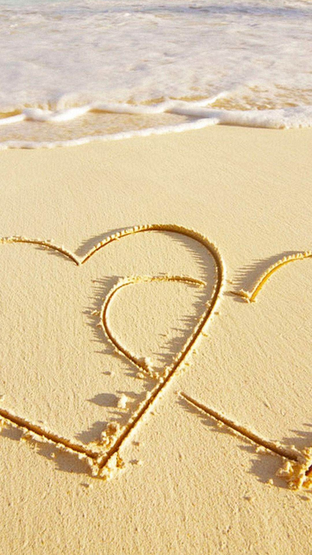 1080x1920 Free download love heart sea sand iphone 6 wallpaper HD Cool Wallpaper in [1080x1920] for your Desktop, Mobile & Tablet. Explore Sand Cartoon Wallpaper. Sand Cartoon Wallpaper, Sand Wallpaper, Sand Rail Wallpaper