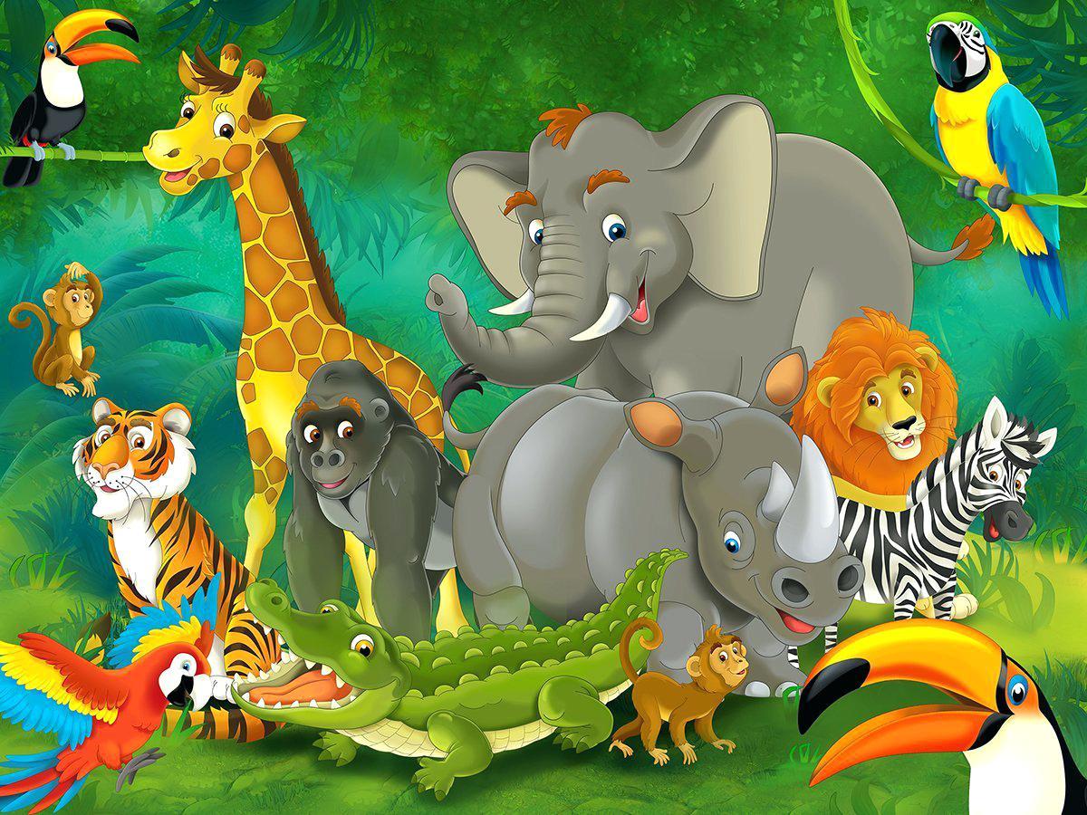 Cartoon Jungle Wallpapers - Top Free Cartoon Jungle Backgrounds -  WallpaperAccess