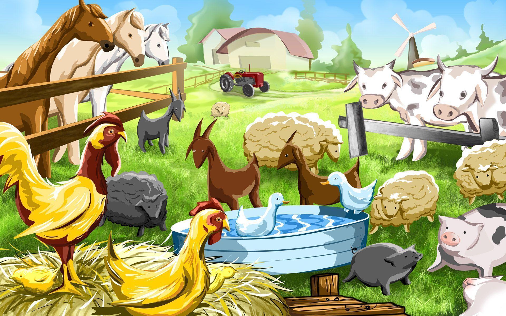 Farm Animals Wallpapers Top Free Farm Animals Backgrounds WallpaperAccess