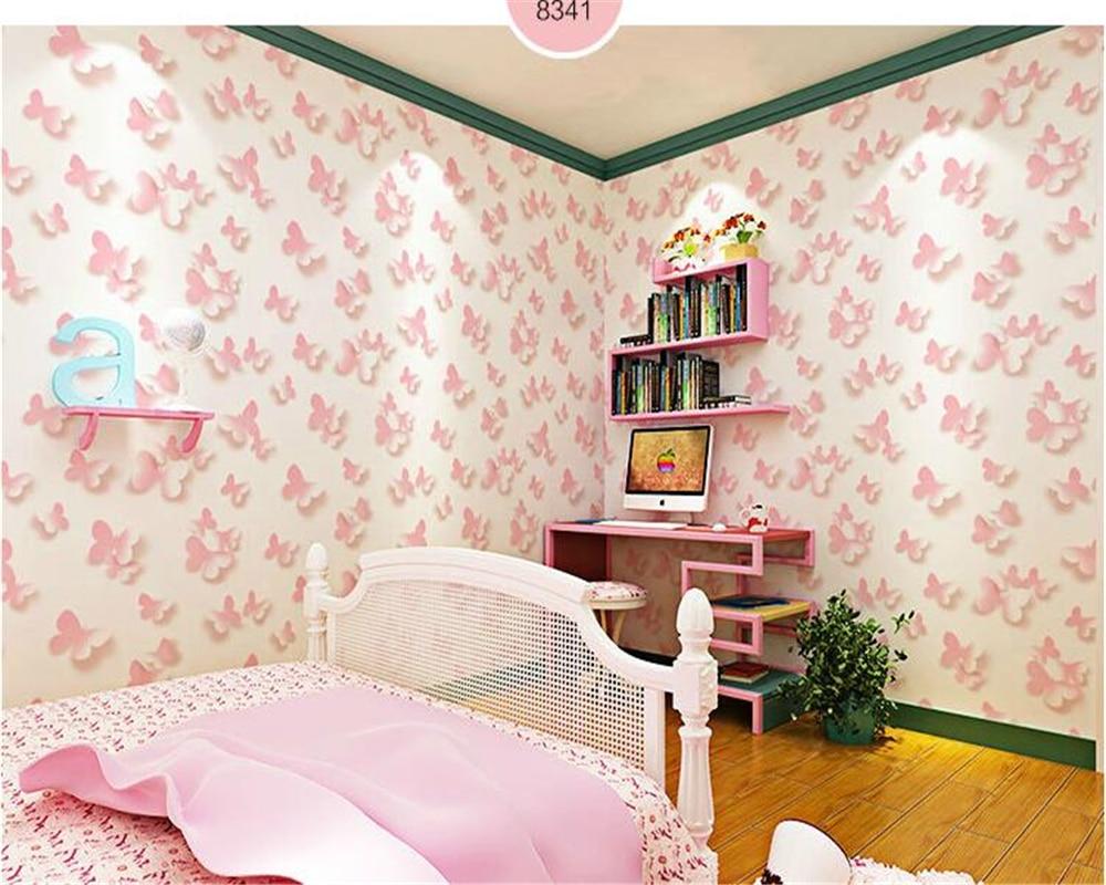 1000x800 beibehang Modern minimalist stereo pink butterfly 3D wallpaper bedroom living room childrens room pink papel de parede wallpaper. butterfly 3D wallpaper. 3D wallpaperwallpaper bedroom