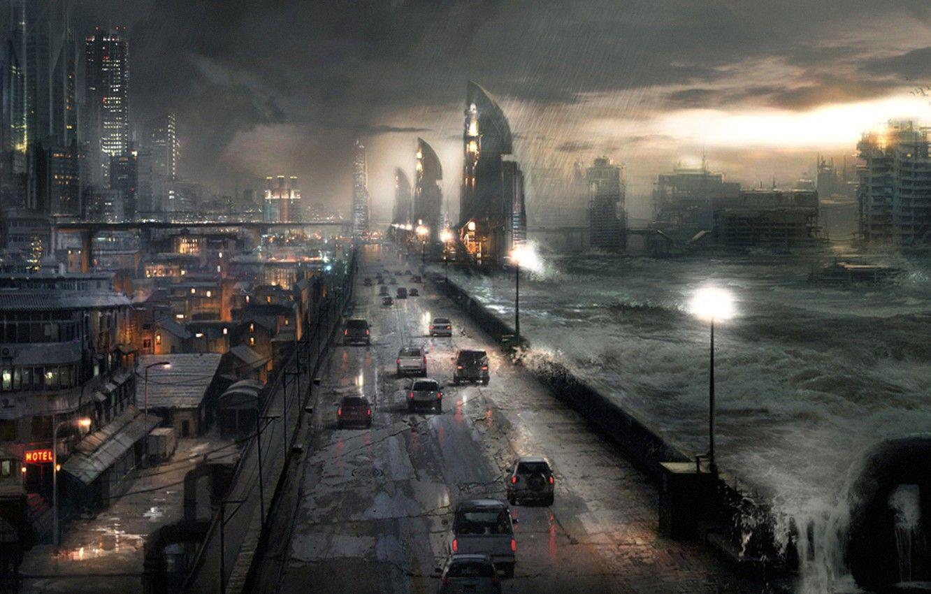 1332x850 Storm City Wallpaper, HD Storm City Background