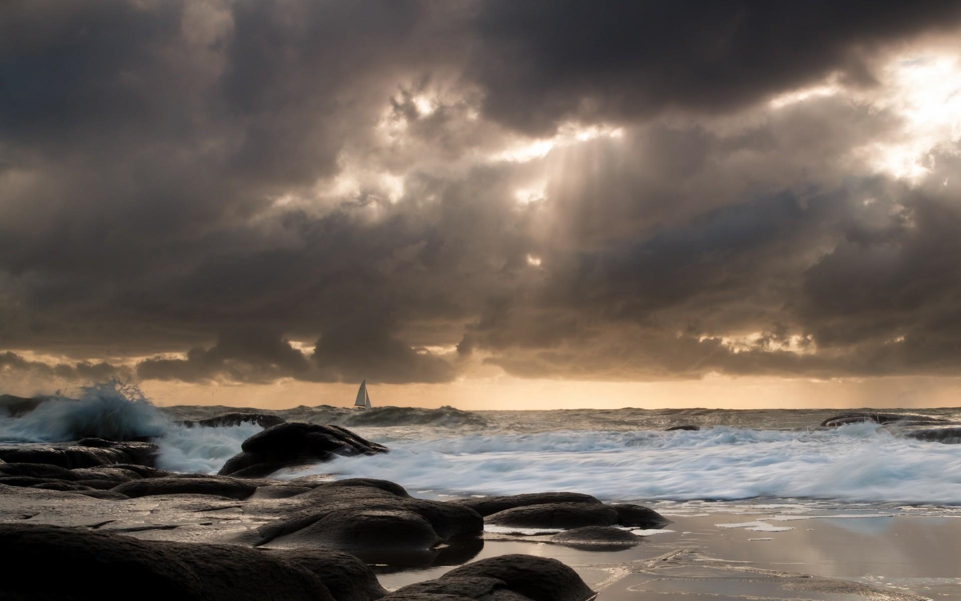 1920x1200 Cloudy Sky, Evening wallpaper (phone background)