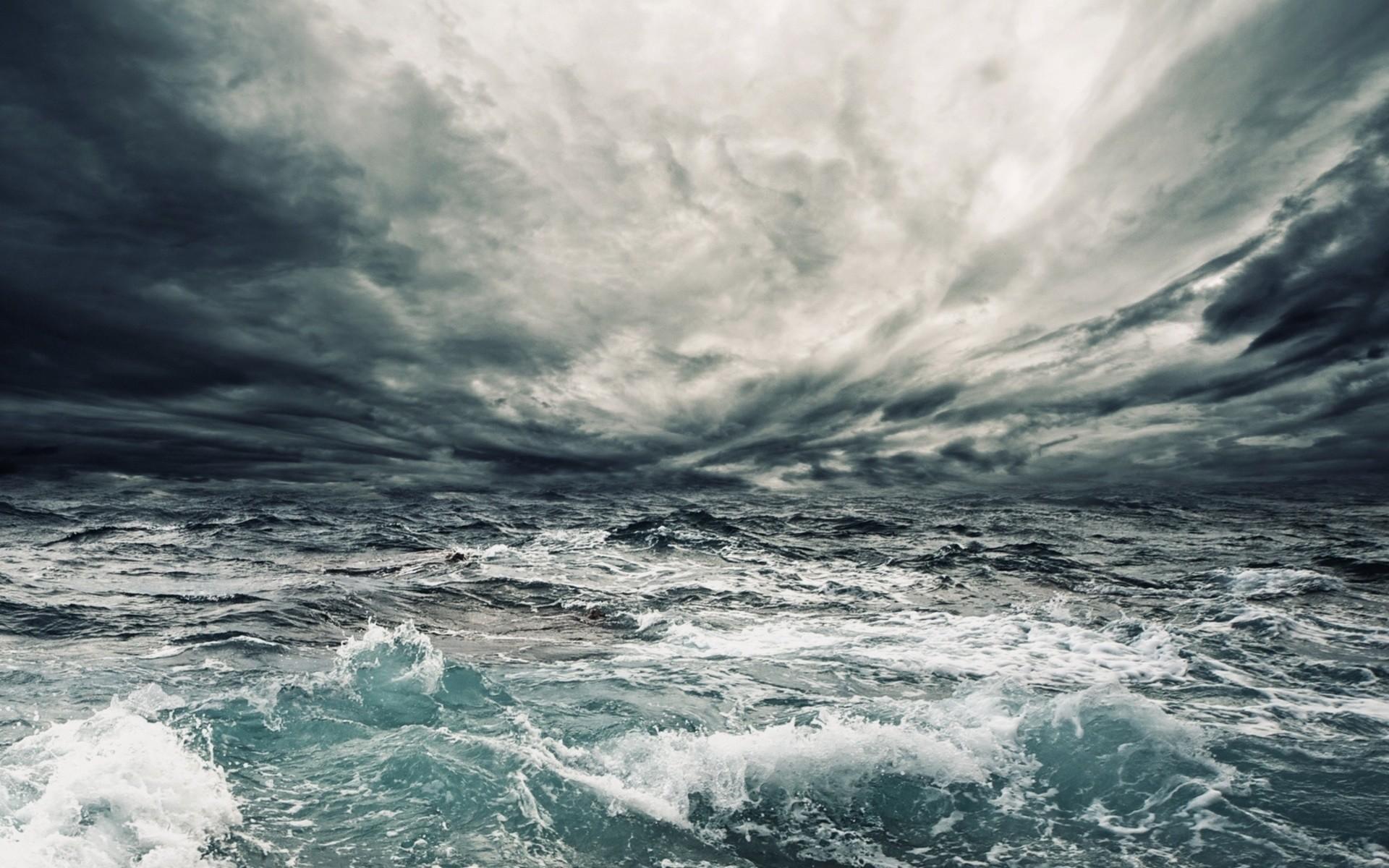 1920x1200 Stormy Ocean