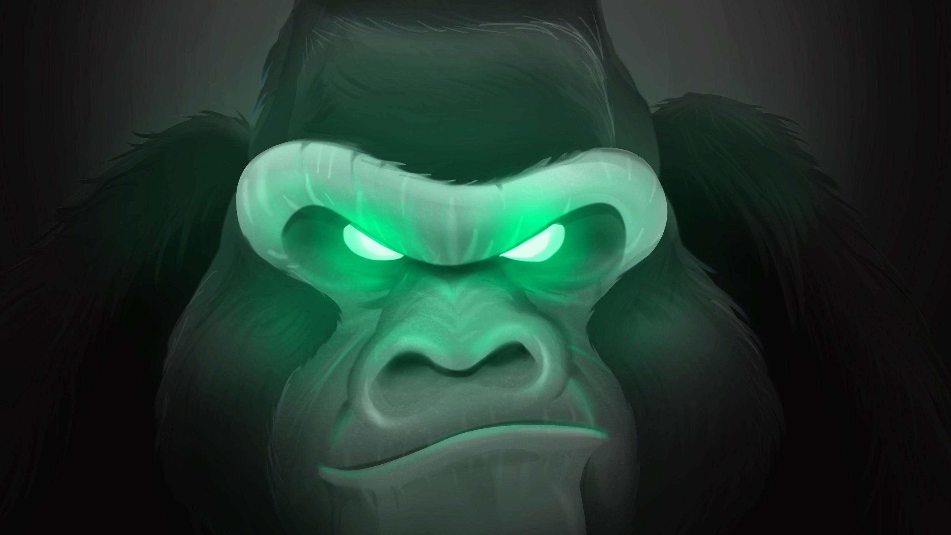 3300x1856 Art Gorilla 2048x1152 Resolution HD 4k Wallpaper, Image, Background, Photo and Picture