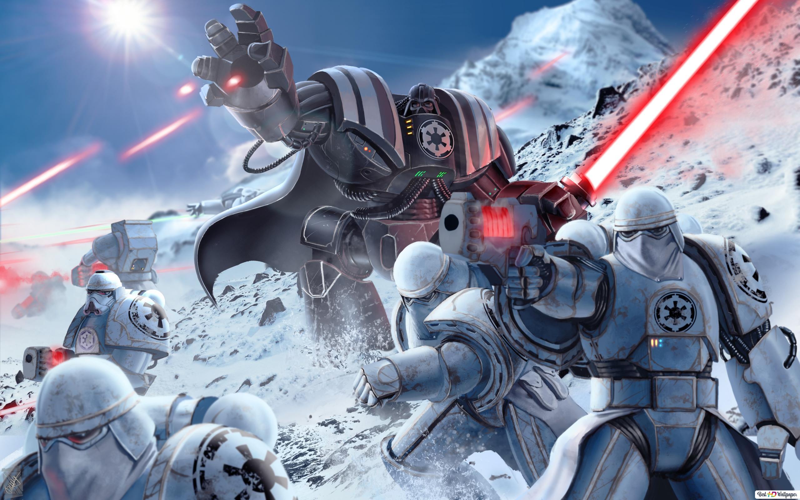 2560x1600 Star Wars Vader with Stormtroopers HD wallpaper download