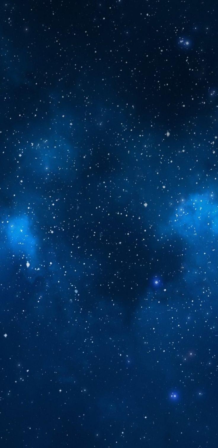 736x1512 Dark, blue, wallpaper, galaxy, tranquil, beauty, nature, night, sky, stars, Samsung. Blue background wallpaper, Dark blue wallpaper, Blue galaxy wallpaper
