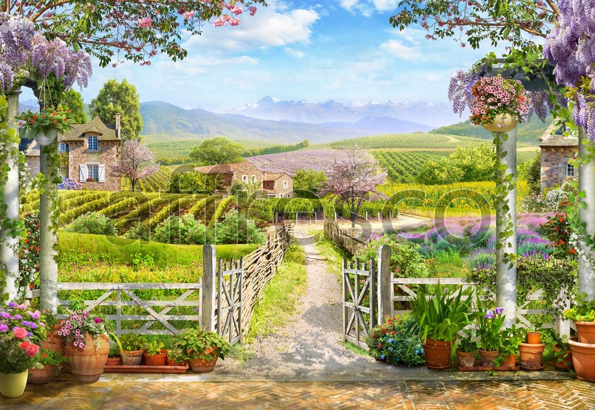1160x800 French village. The best landscapes