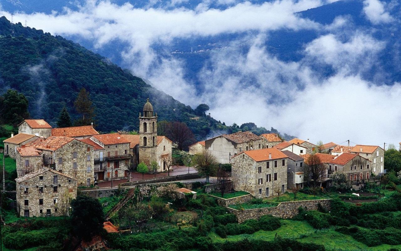 1280x800 Wallpaper 4k Village Corsica France Wallpaper