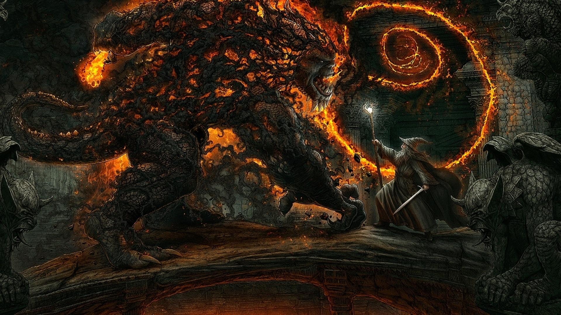 1920x1080 mines of moria HD wallpaper, background