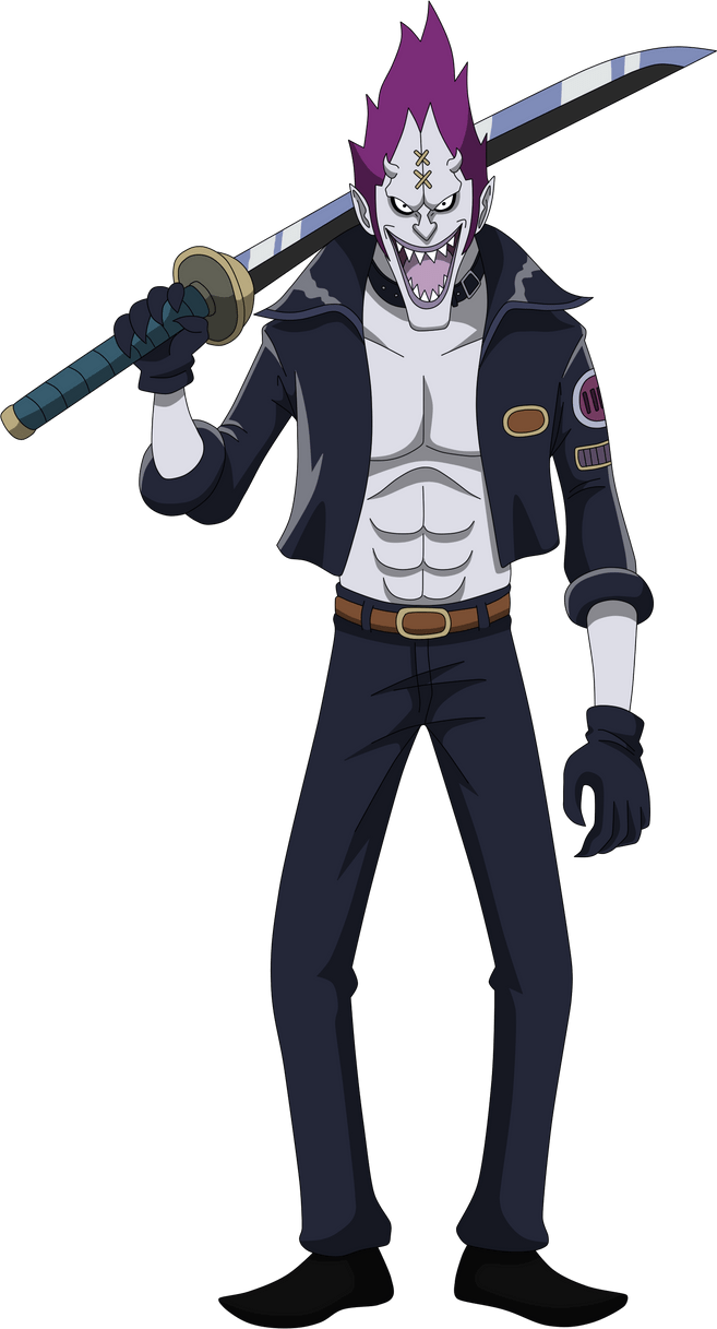657x1217 Young Gecko Moria. One piece crew, Anime warrior, Superhero art