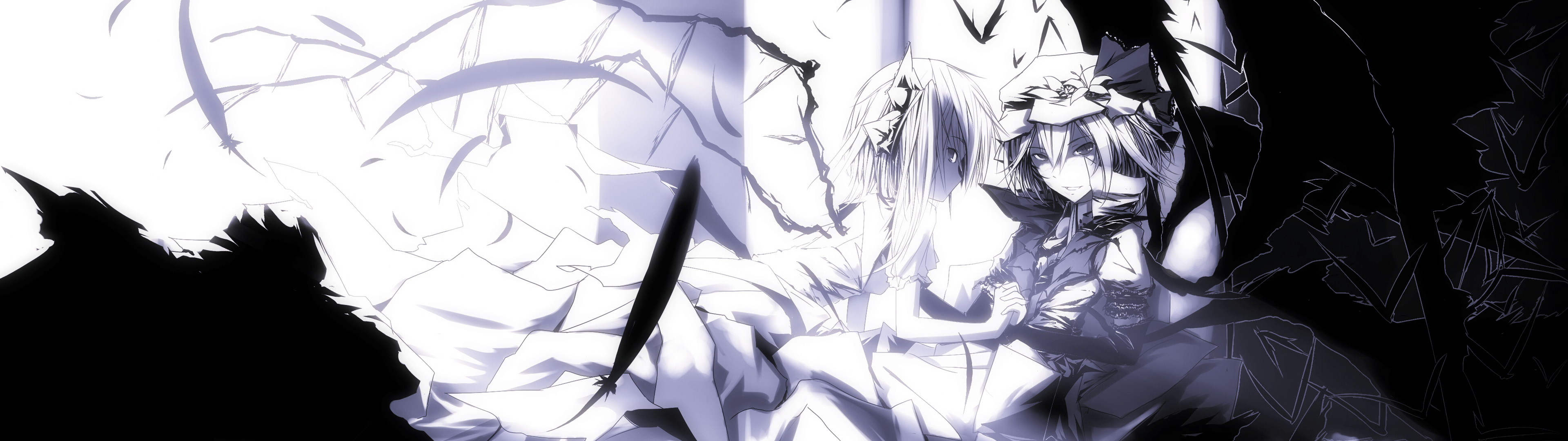 3840x1080 Touhou HD Wallpaper