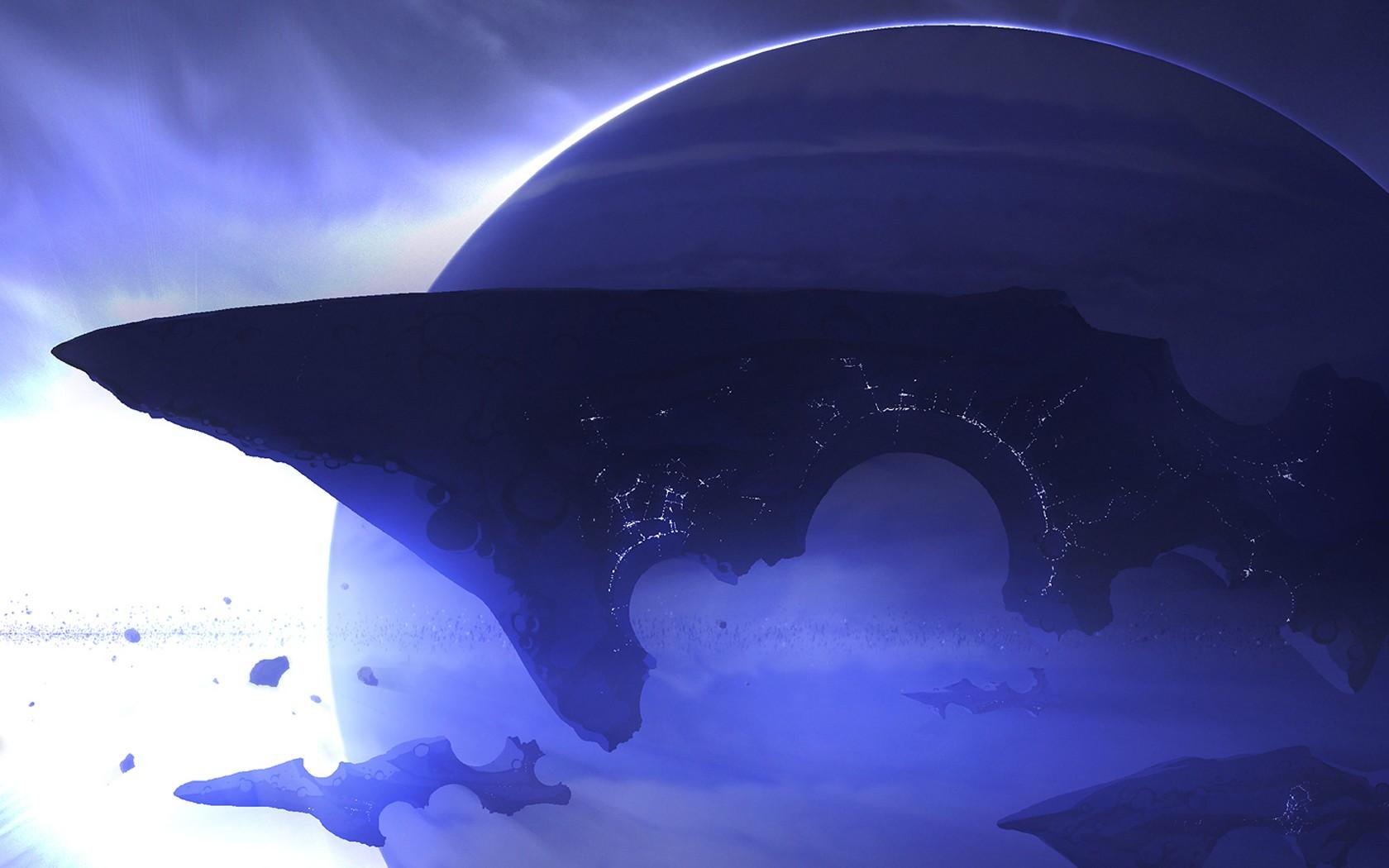 1680x1050 Giant Spaceships Wallpaperx1050