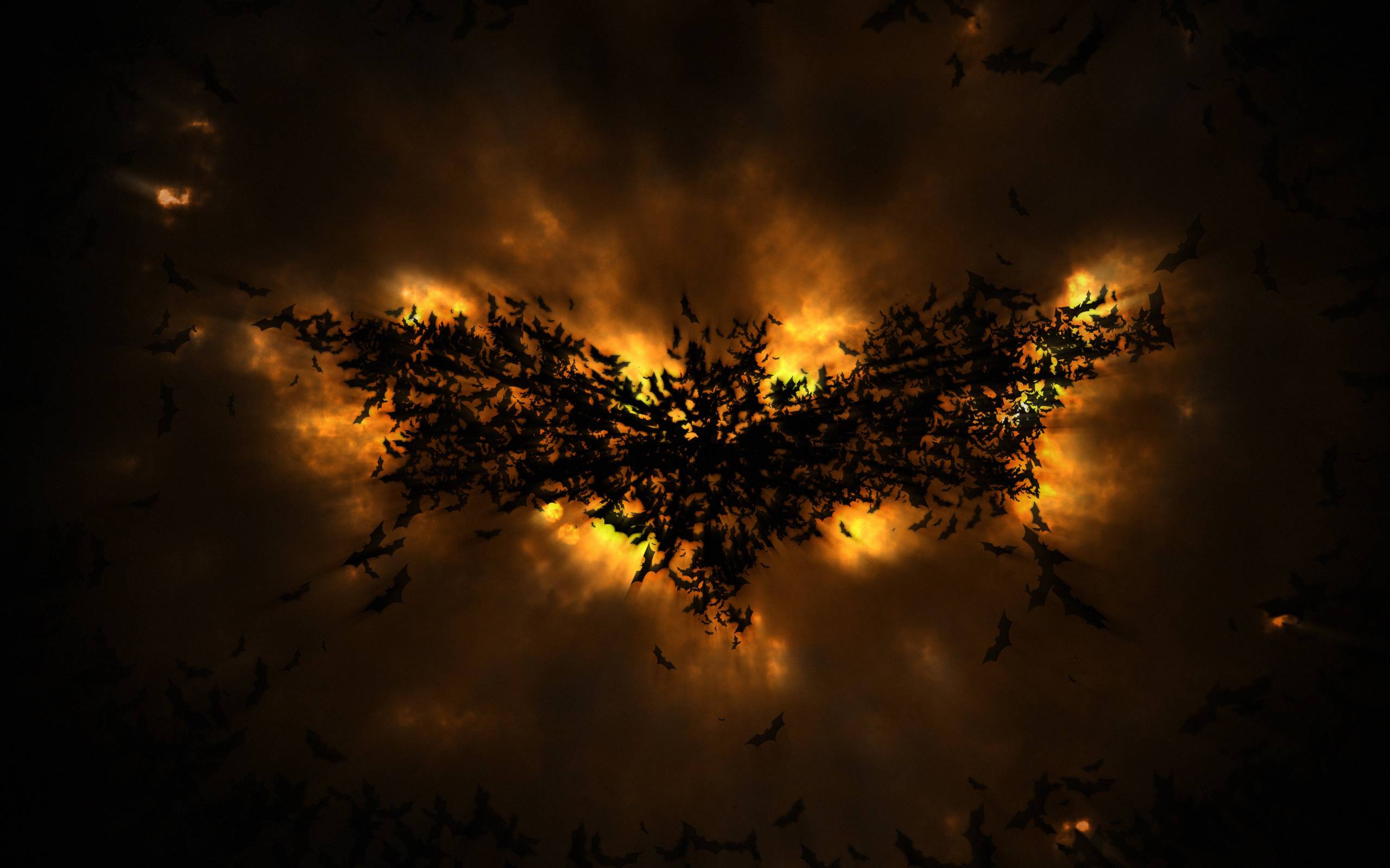 2560x1600 Dark Knight Logo Wallpaper