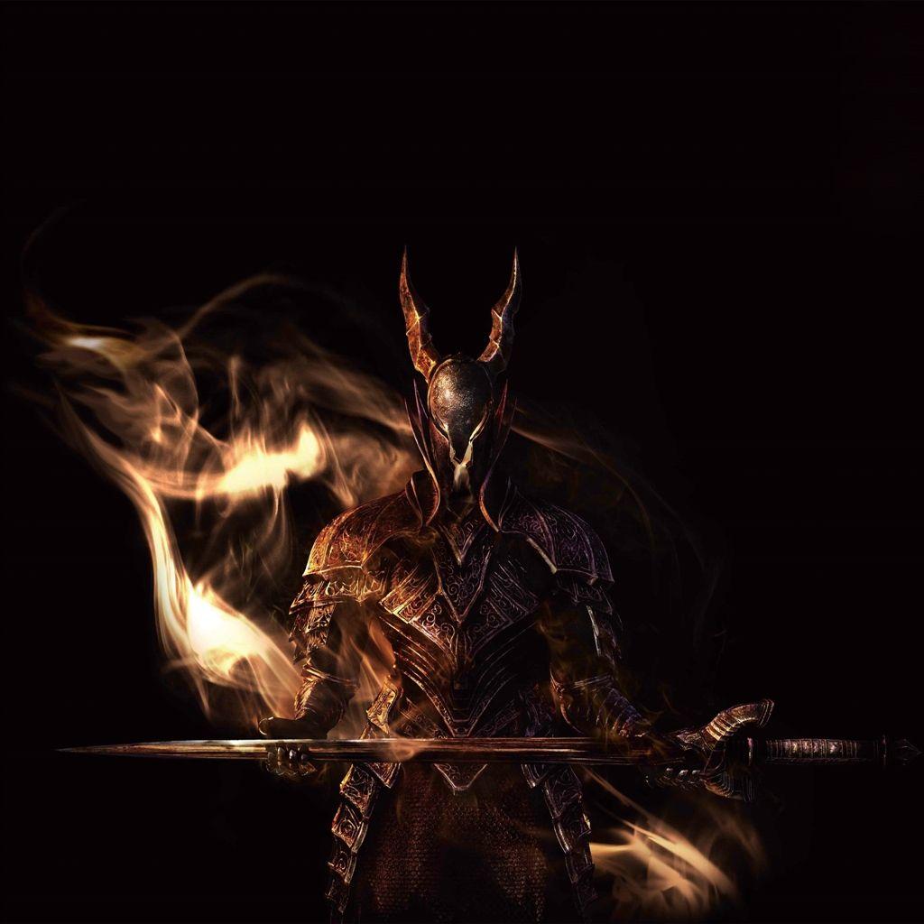1024x1024 Black Knight Dark Souls iPad Air Wallpaper Download. iPhone