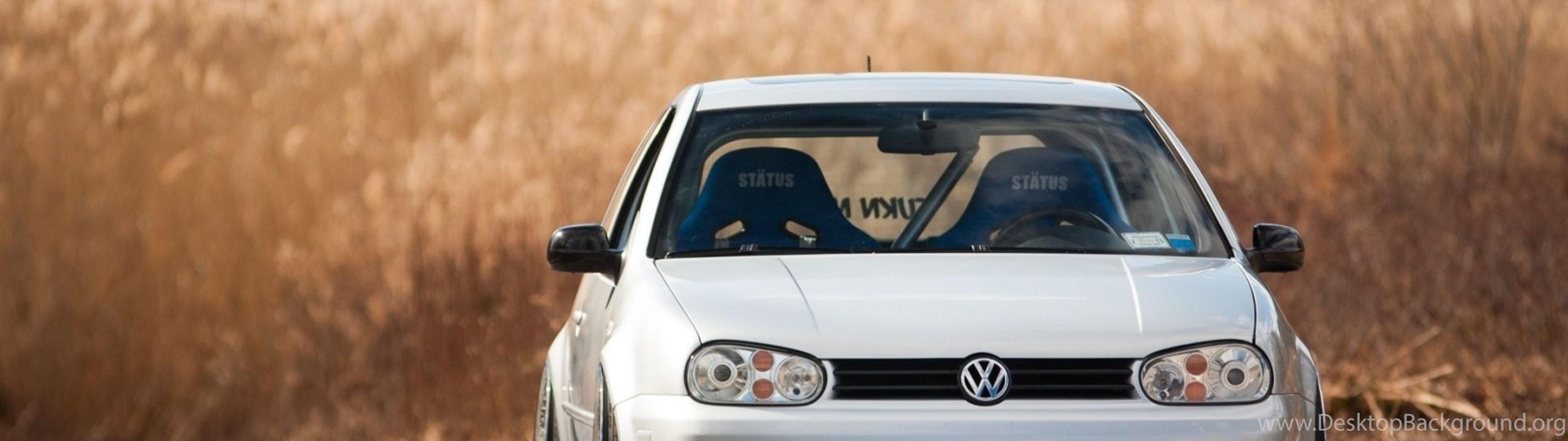 3840x1080 Volkswagen GOLF R32 Wallpaper 4K (4096x2160) Resolution. Desktop Background