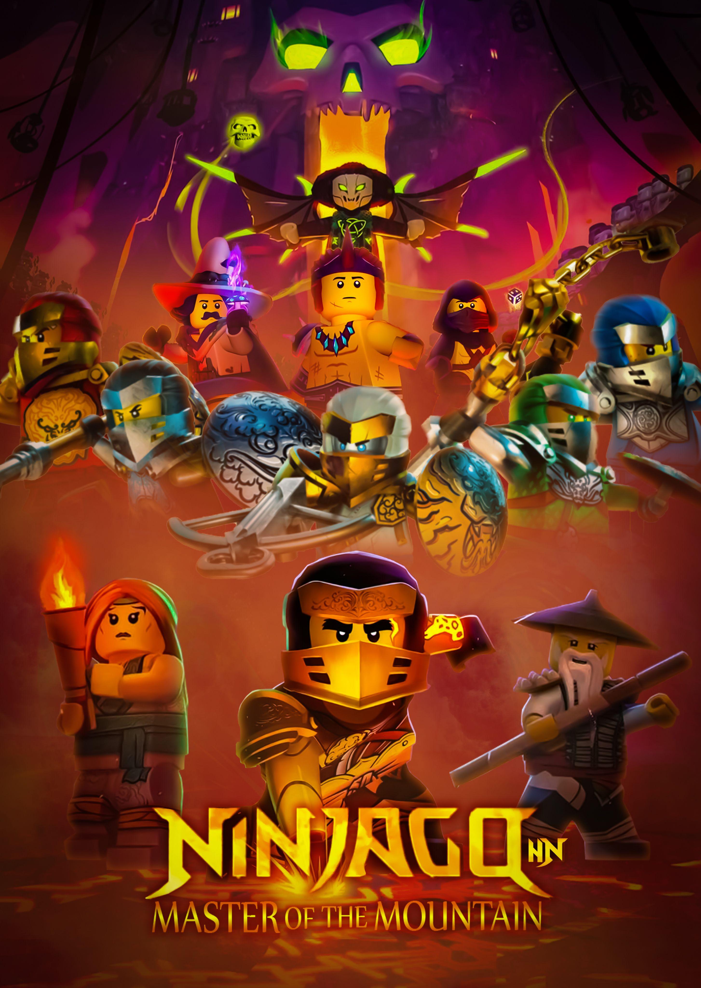 2907x4096 Lego Ninjago Master Of The Mountain Poster. Lego ninjago, Lego ninjago movie, Ninjago