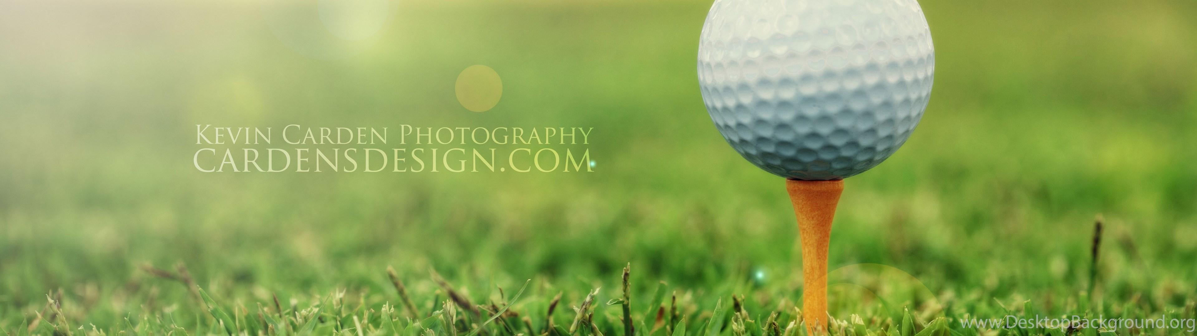 3840x1080 Golf Ball Wallpaper Widescreen Desktop Background