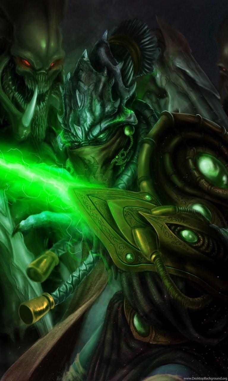768x1280 The Zerg Zeratul New Starcraft Wallpaper Desktop Background