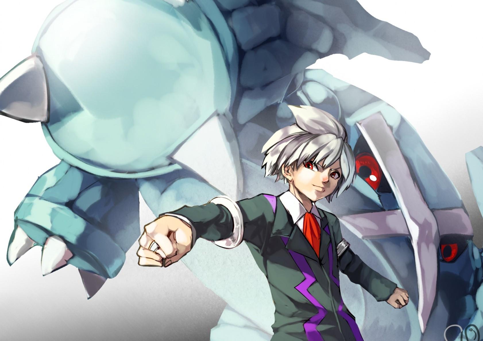 1682x1190 Download 1682x1190 Pokemon, Metagross, Steven Stone Wallpaper