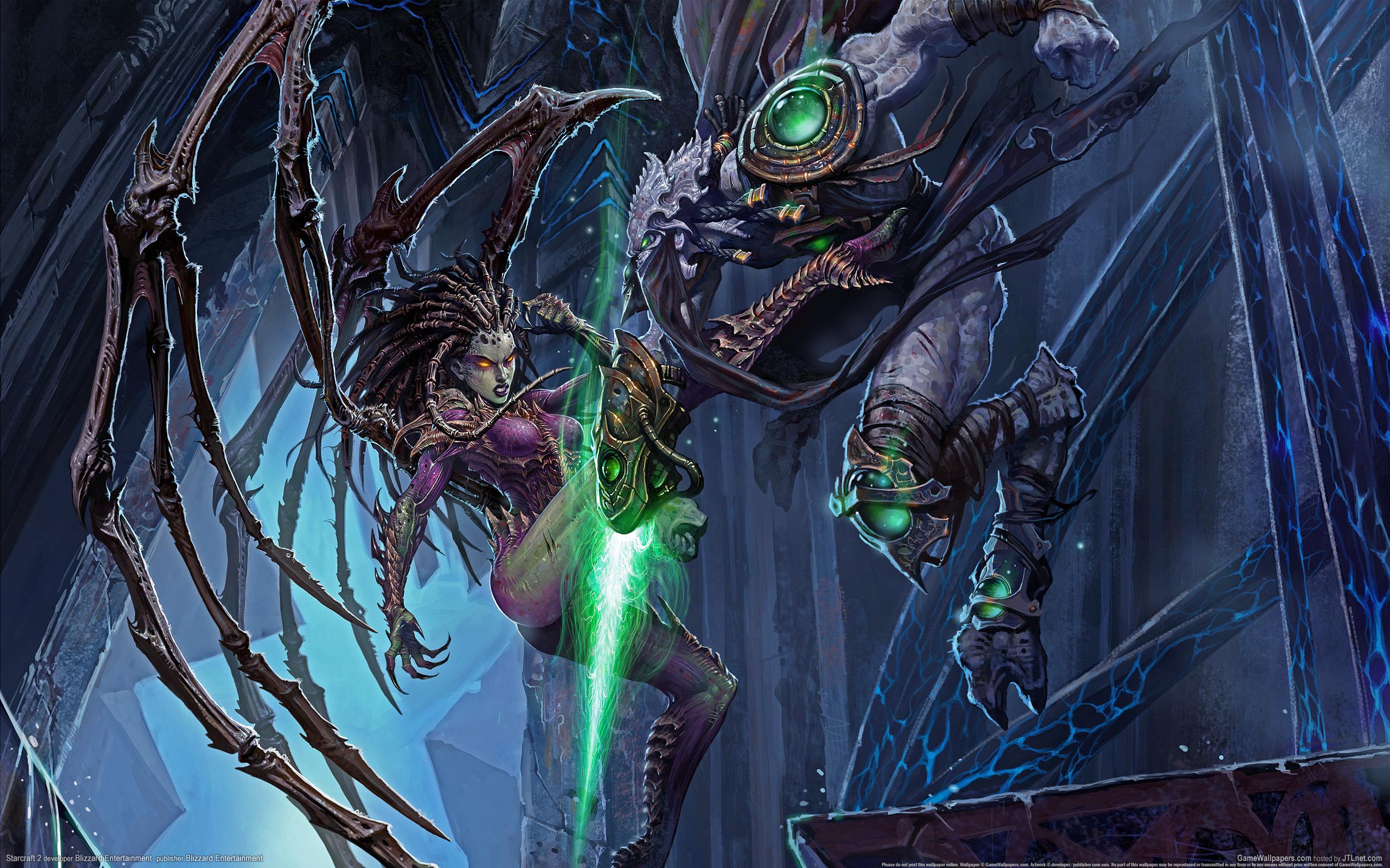 2560x1600 Download Wallpaper starcraft 2 sarah kerrigan the queen of blades zeratul, 2560x Queen of Blades and Zeratul (Starcraft 2)