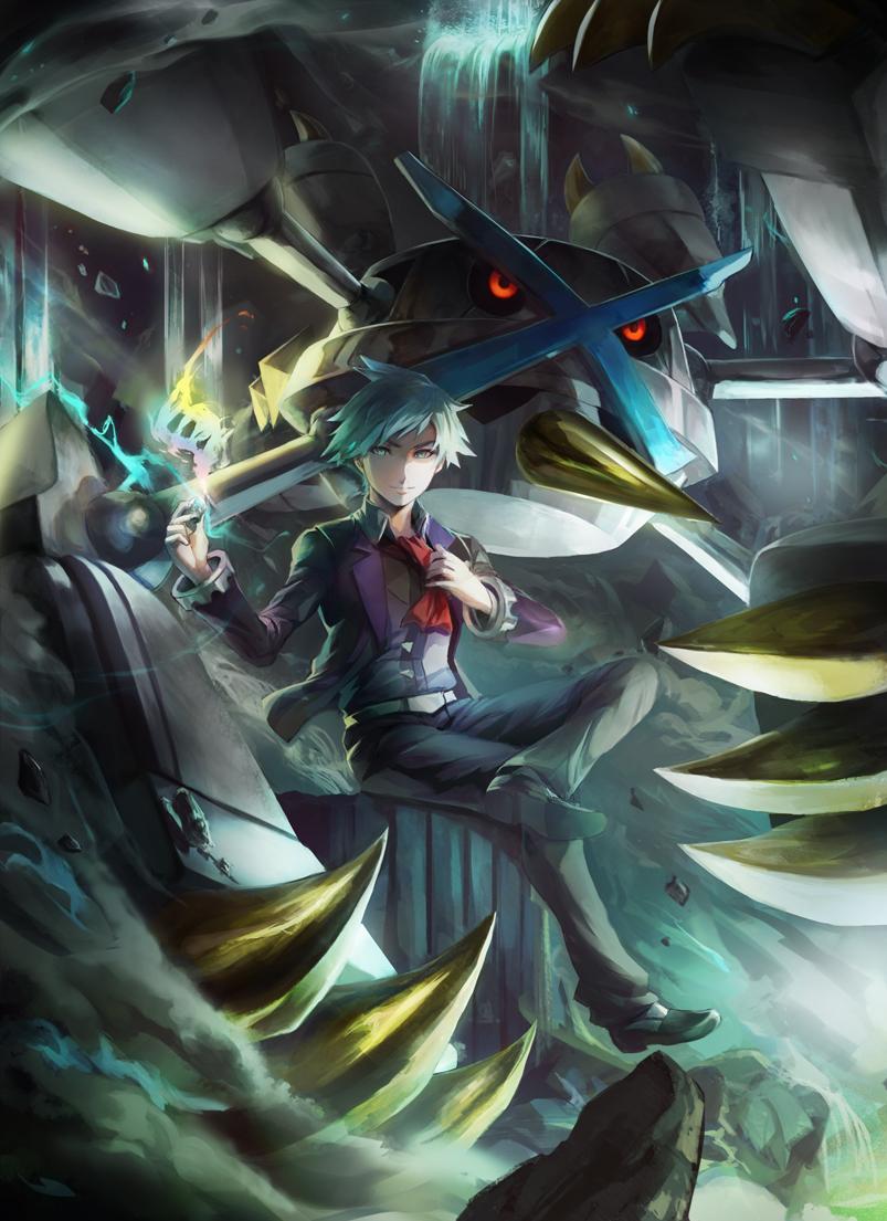 803x1105 Steven Stone, Metagross, And Mega Metagross (pokemon And 2 More) Drawn By R Sraven
