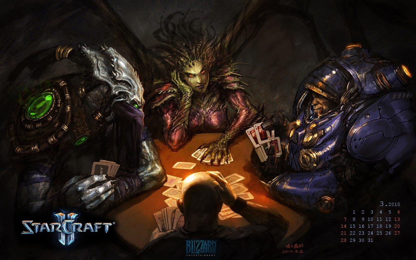 1440x900 cards, Video, Games, Starcraft, Fantasy, Art, Calendar, Artwork, Sarah, Kerrigan, Queen, Of, Blades, Tychus, Findlay, Zeratul Wallpaper HD / Desktop and Mobile Background