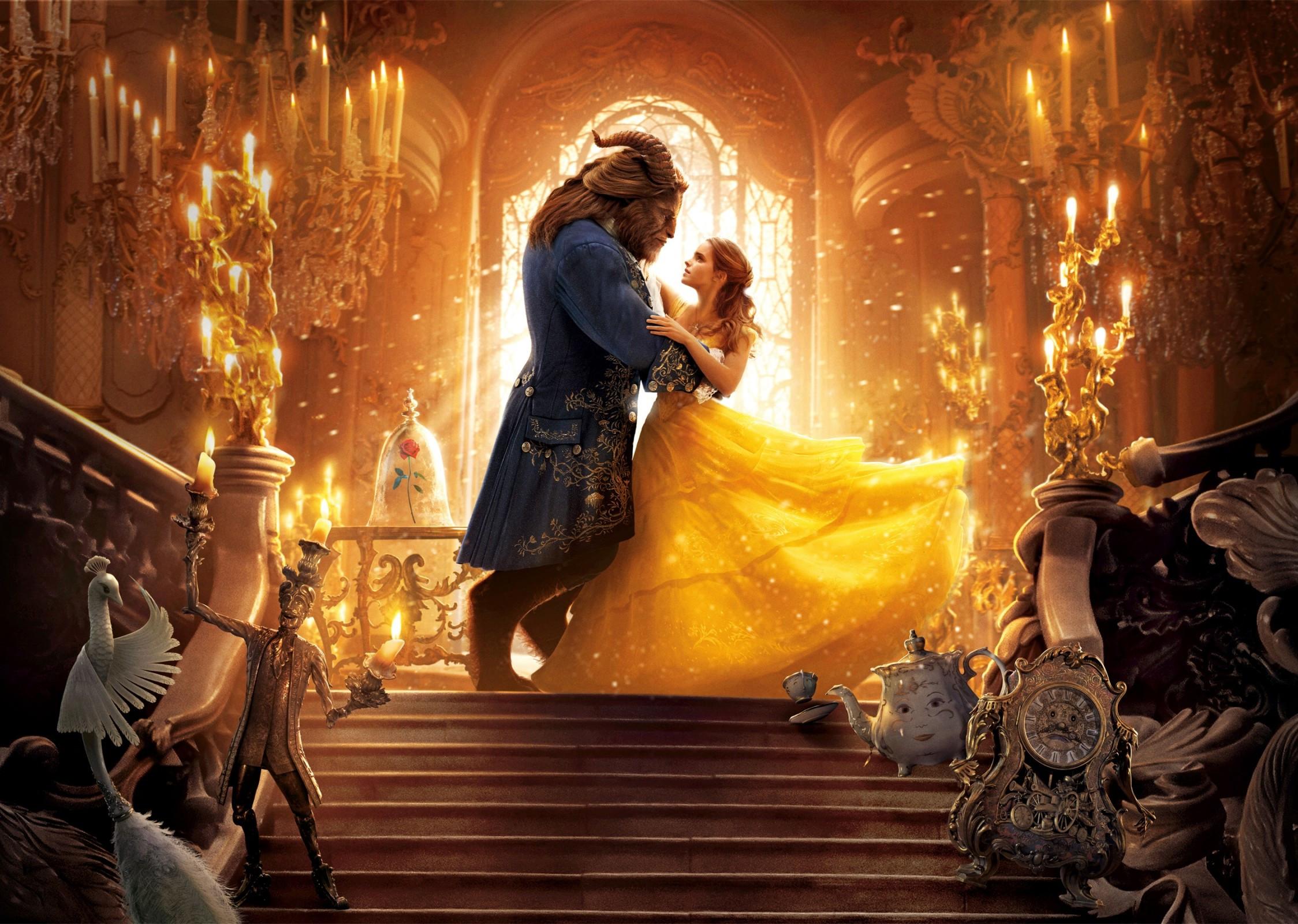 2248x1600 Download 2248x1600 Beauty And The Beast, Dancing, Emma Watson, Dan Stevens Wallpaper