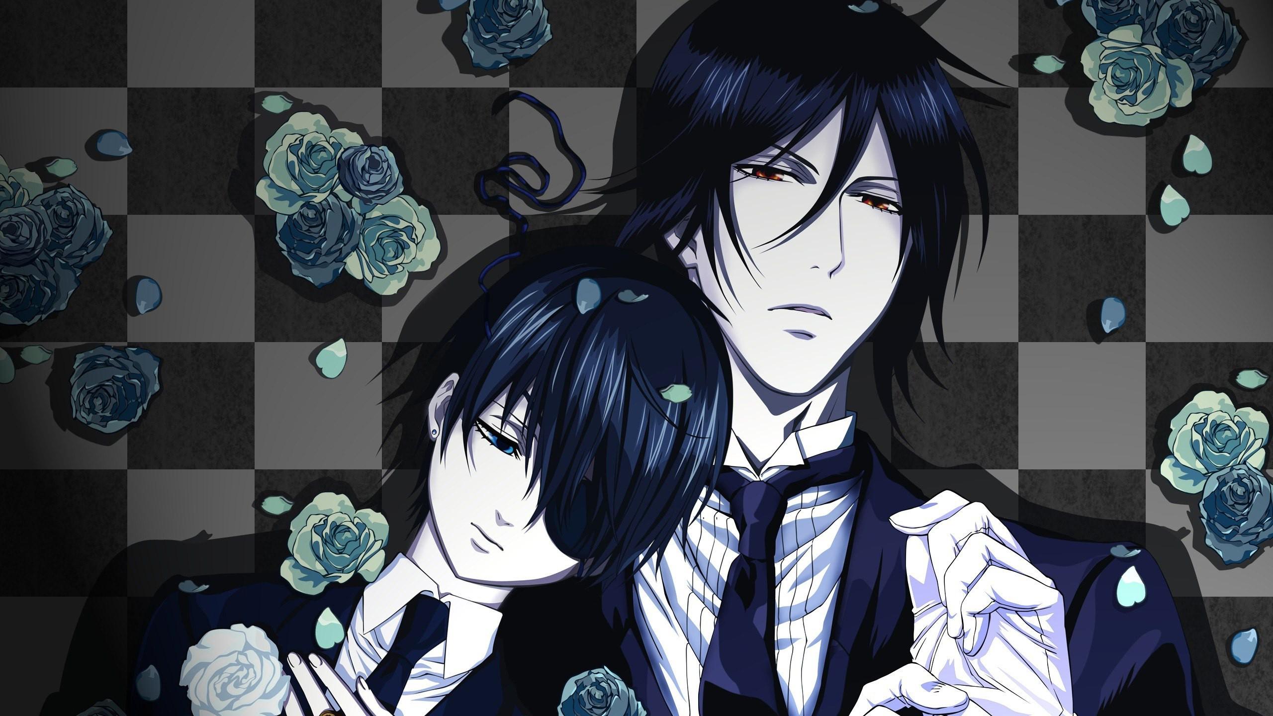 2560x1440 Kuroshitsuji, Michaelis Sebastian, Ciel Phantomhive Wallpaper HD / Desktop and Mobile Background