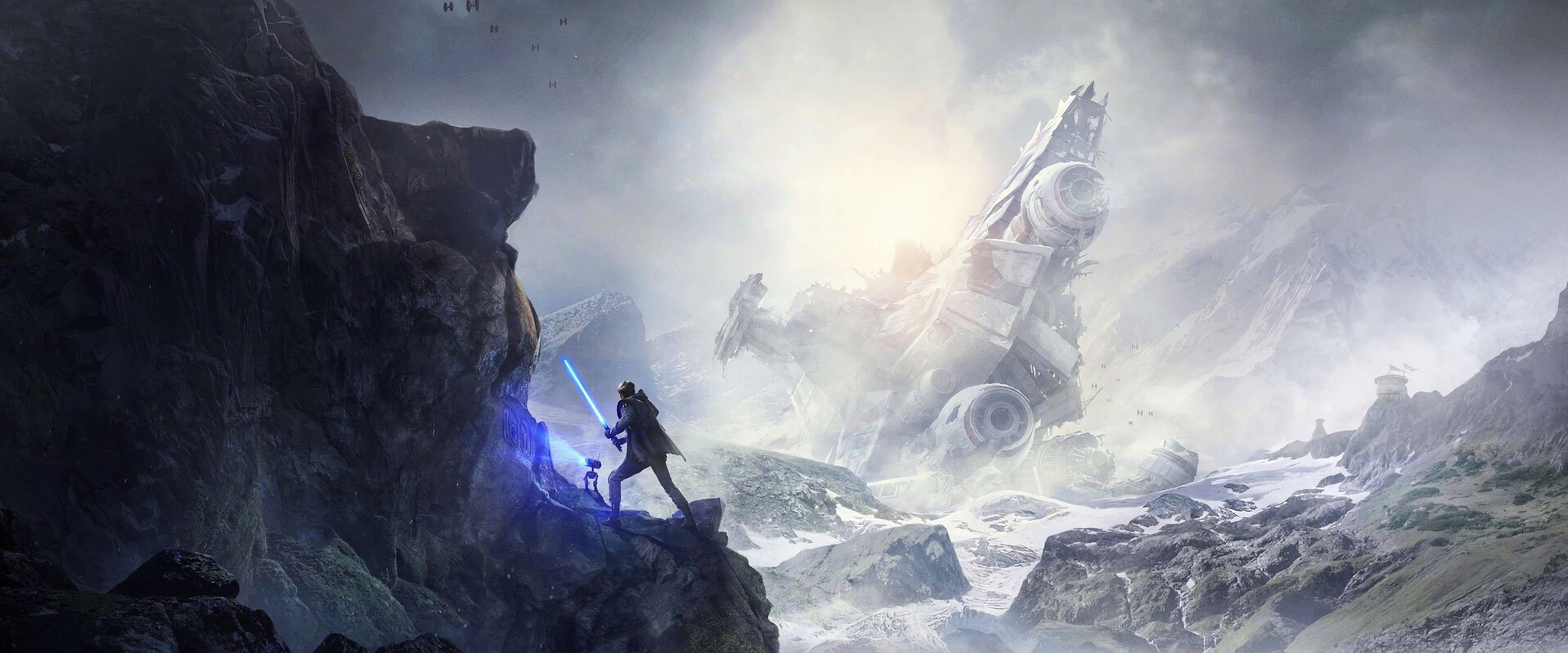7680x3200 Star Wars Jedi Fallen Order 4K Wallpaper