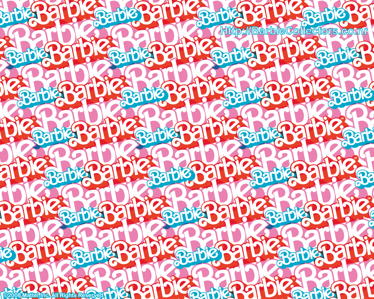 1280x1024 Barbie Logo Wallpaper