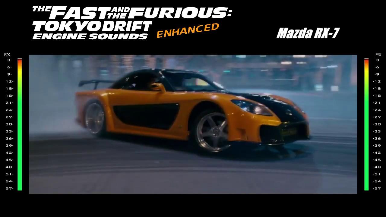 1280x720 The Fast & The Furious Tokyo Drift: Engine Sounds RX 7