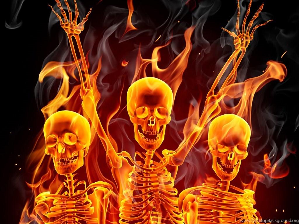 1024x768 HD Flame Skull The iPad Wallpaper, iPad Background, Best iPad. Desktop Background