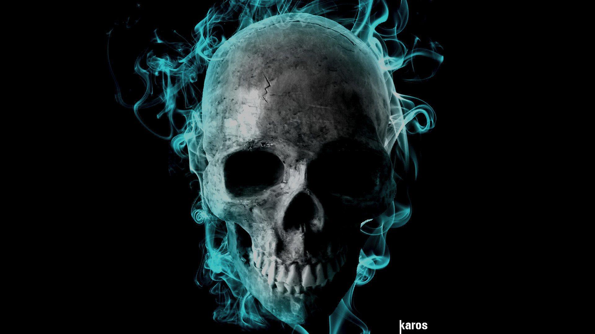 1920x1080 Cool Skull Wallpaper