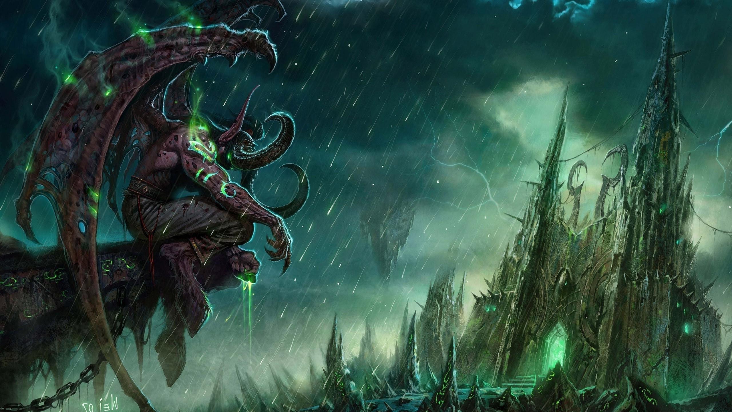 2560x1440 world of warcraft the burning crusade HD wallpaper, background