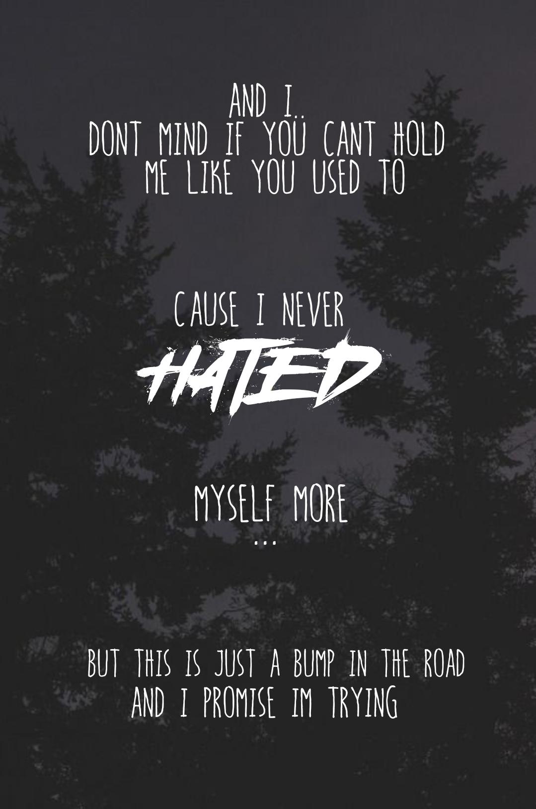 1079x1629 A second lyric wallpaper because it's really fun and I'm bored. This is probably my favourite song of Cavetown. Hope you guys like it ❤️