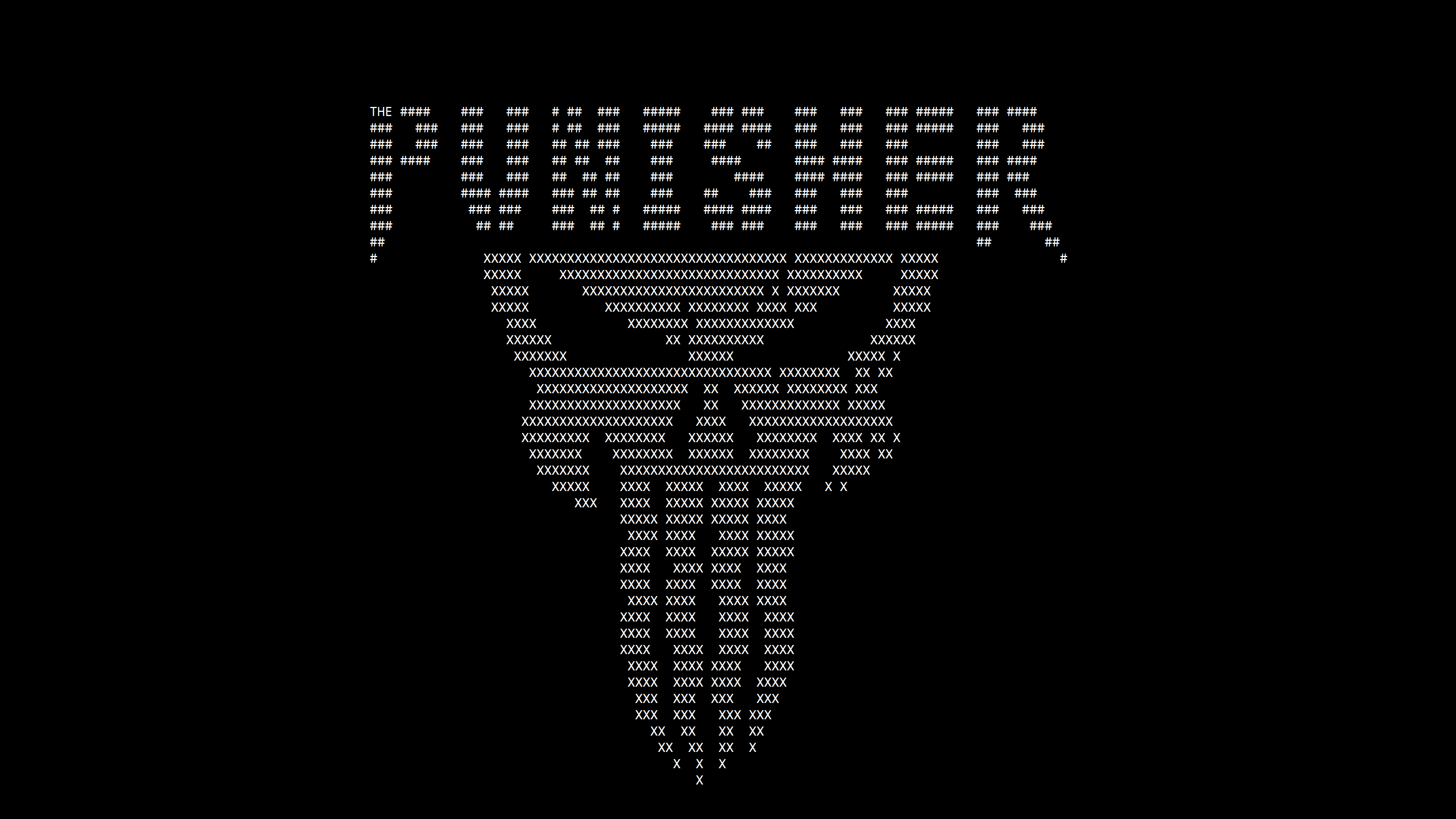 3840x2160 I got bored, opened up notepad, then made a wallpaper out of it (I'm not an artist)